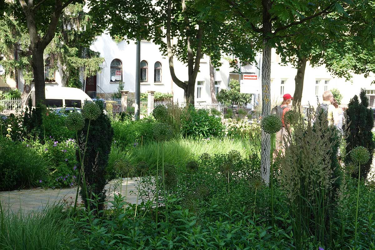 BUGA-Eingang Blumenstraße in Erfurt