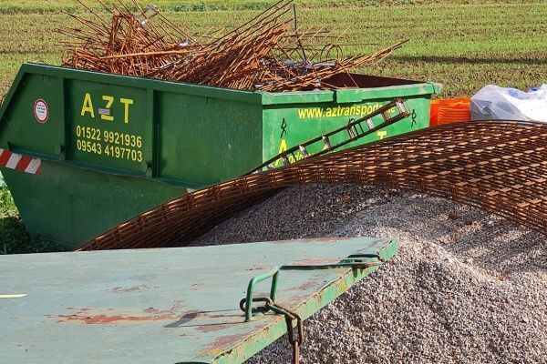 Fahrzeug der Firma Andreas Zimmermann Transporte