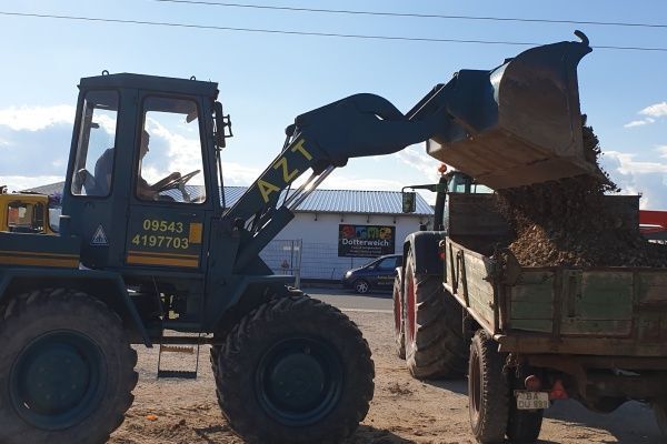 Fahrzeug der Firma Andreas Zimmermann Transporte