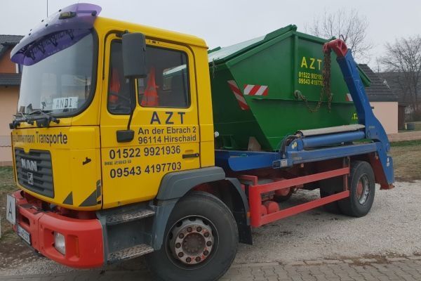 Fahrzeug der Firma Andreas Zimmermann Transporte