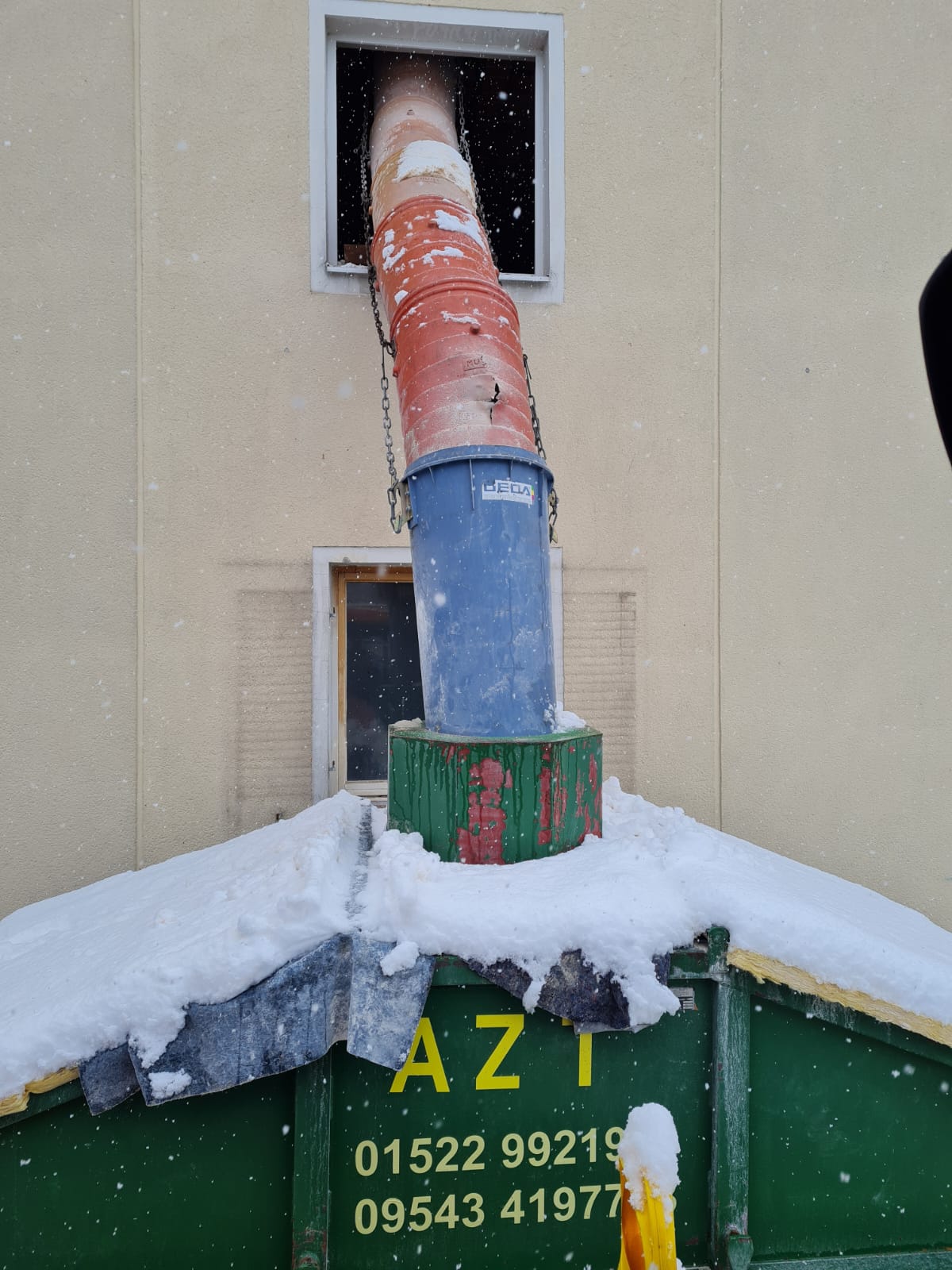 Fahrzeug der Firma Andreas Zimmermann Transporte