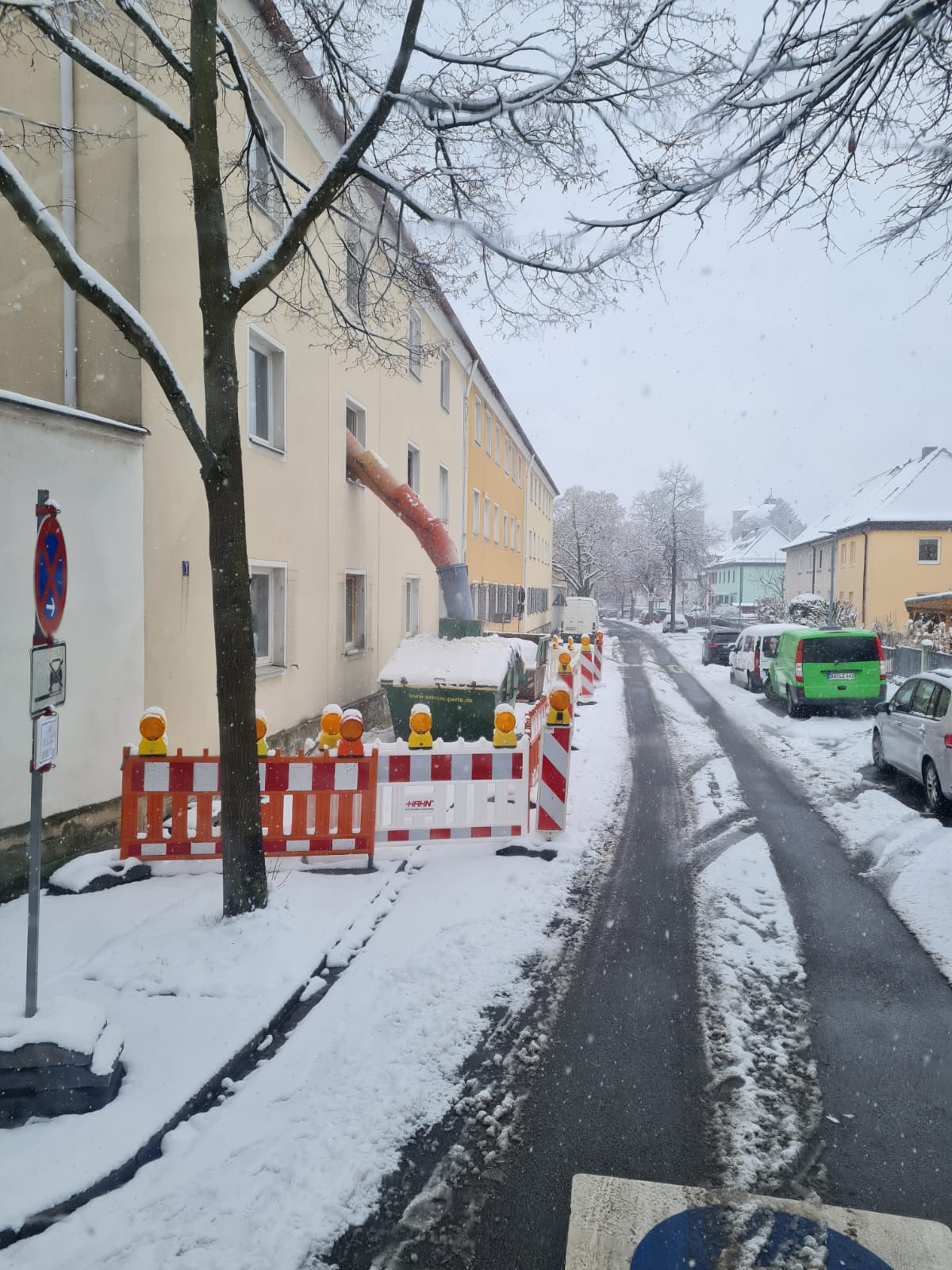 Fahrzeug der Firma Andreas Zimmermann Transporte