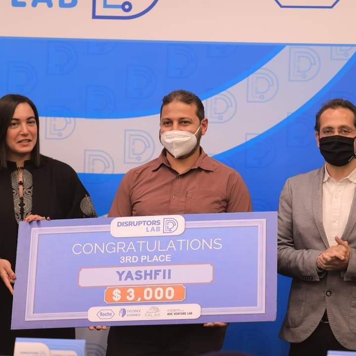 Yashfii was officially announced as one of the winners in the “Disruptors Lab” competition.