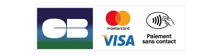 Logo de CB, Visa et du paiement sans contact