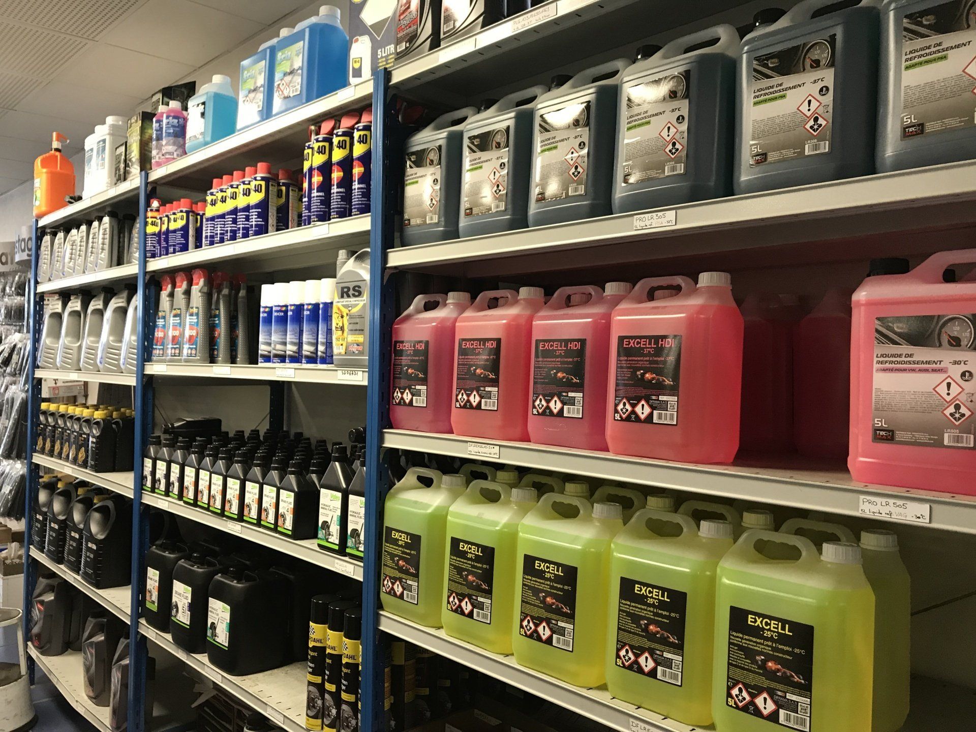 Vente liquide de refroidissement St-Nazaire