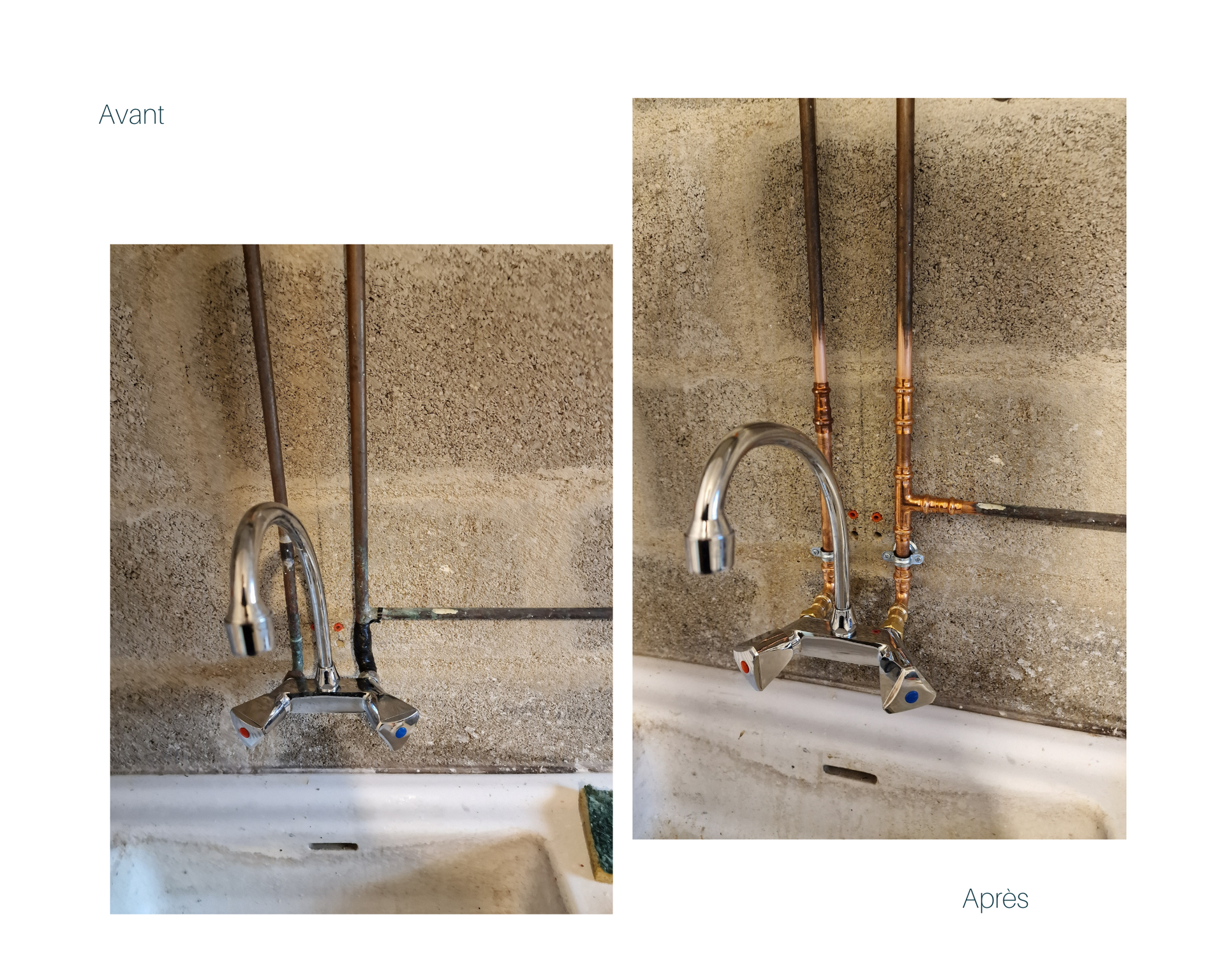 Changement de tuyauterie