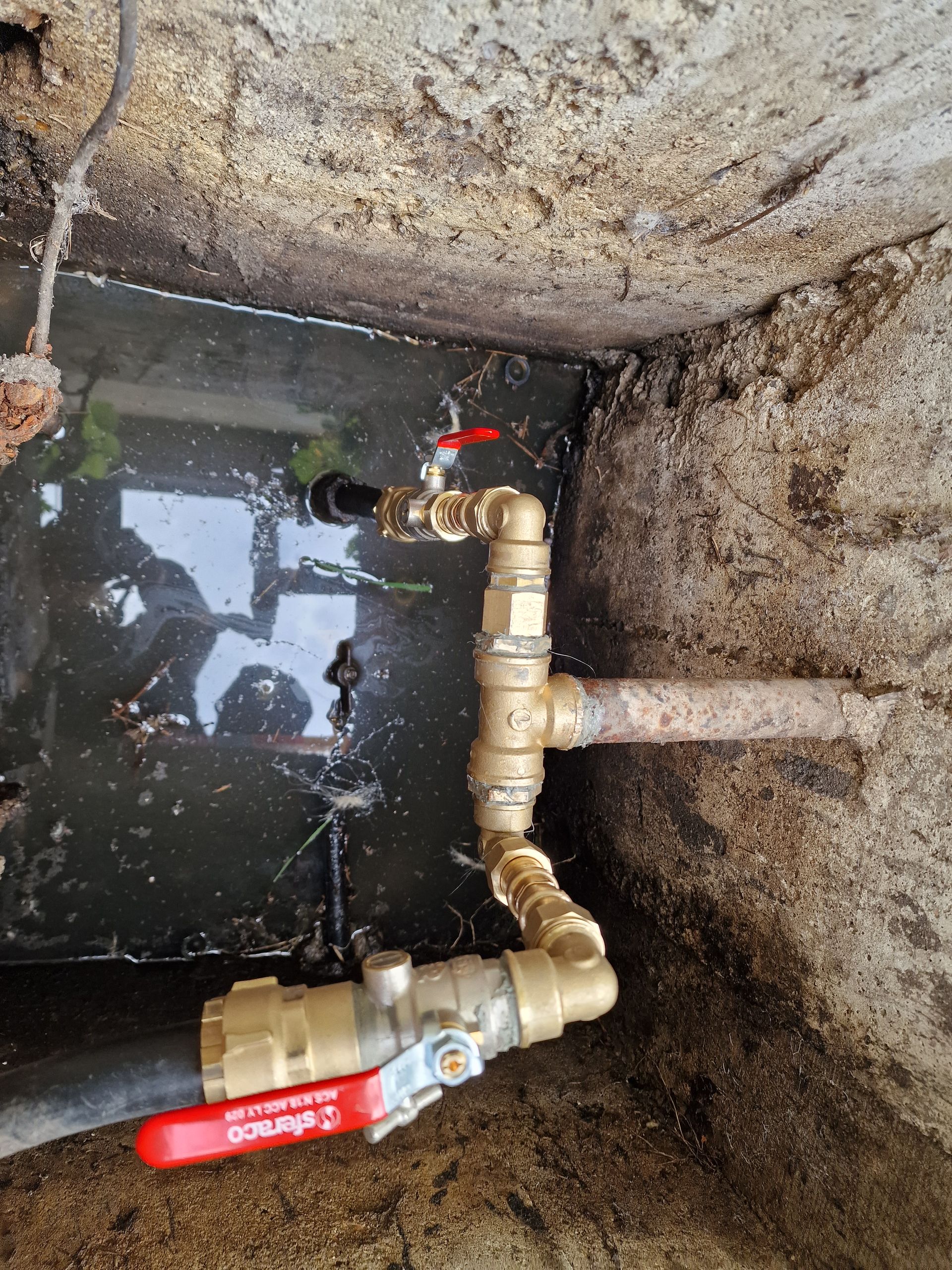 Travaux de plomberie