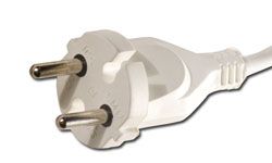 Un primer plano de un tapón blanco sobre un fondo blanco.