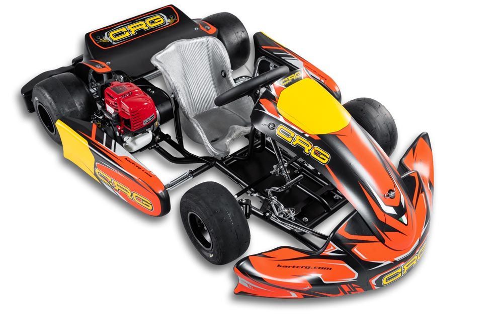 Aloittelija lasten karting auto sivusta CRG Puffo - Racing Service Jaatinen