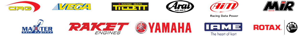 Useiden moottoripyörämerkkien logoja valkoisella taustalla, mukaan lukien Yamaha, Kawasaki, Suzuki ja Honda.