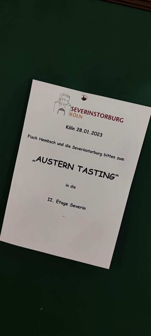 Ein Stück Papier mit der Aufschrift 