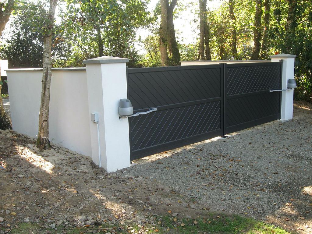 Portail en aluminium