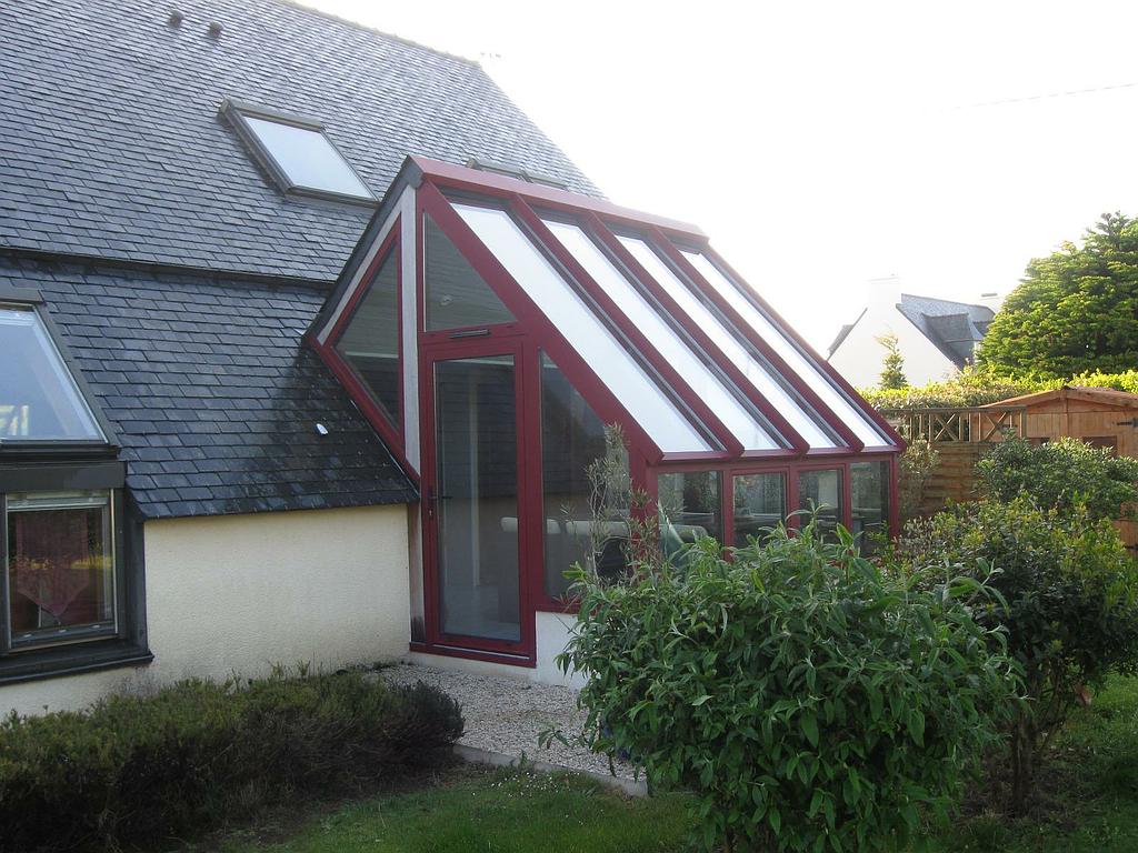 Véranda rouge
