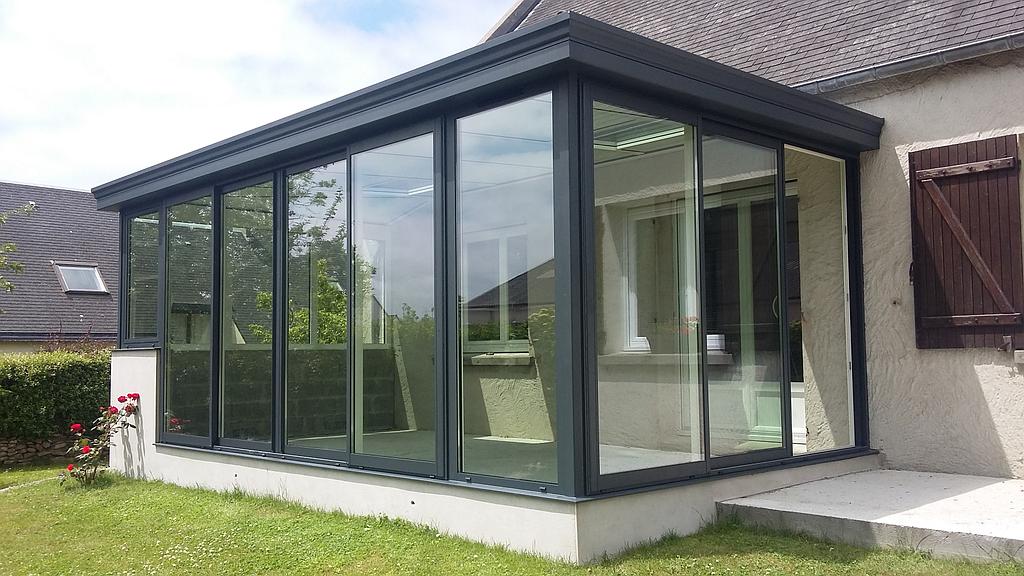 Véranda en baie vitrée