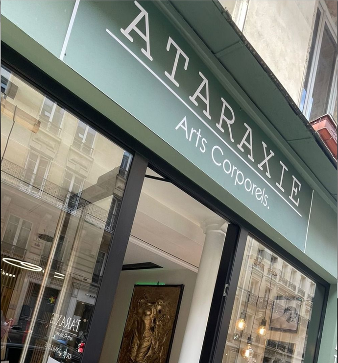 Devanture du salon ATARAXIE