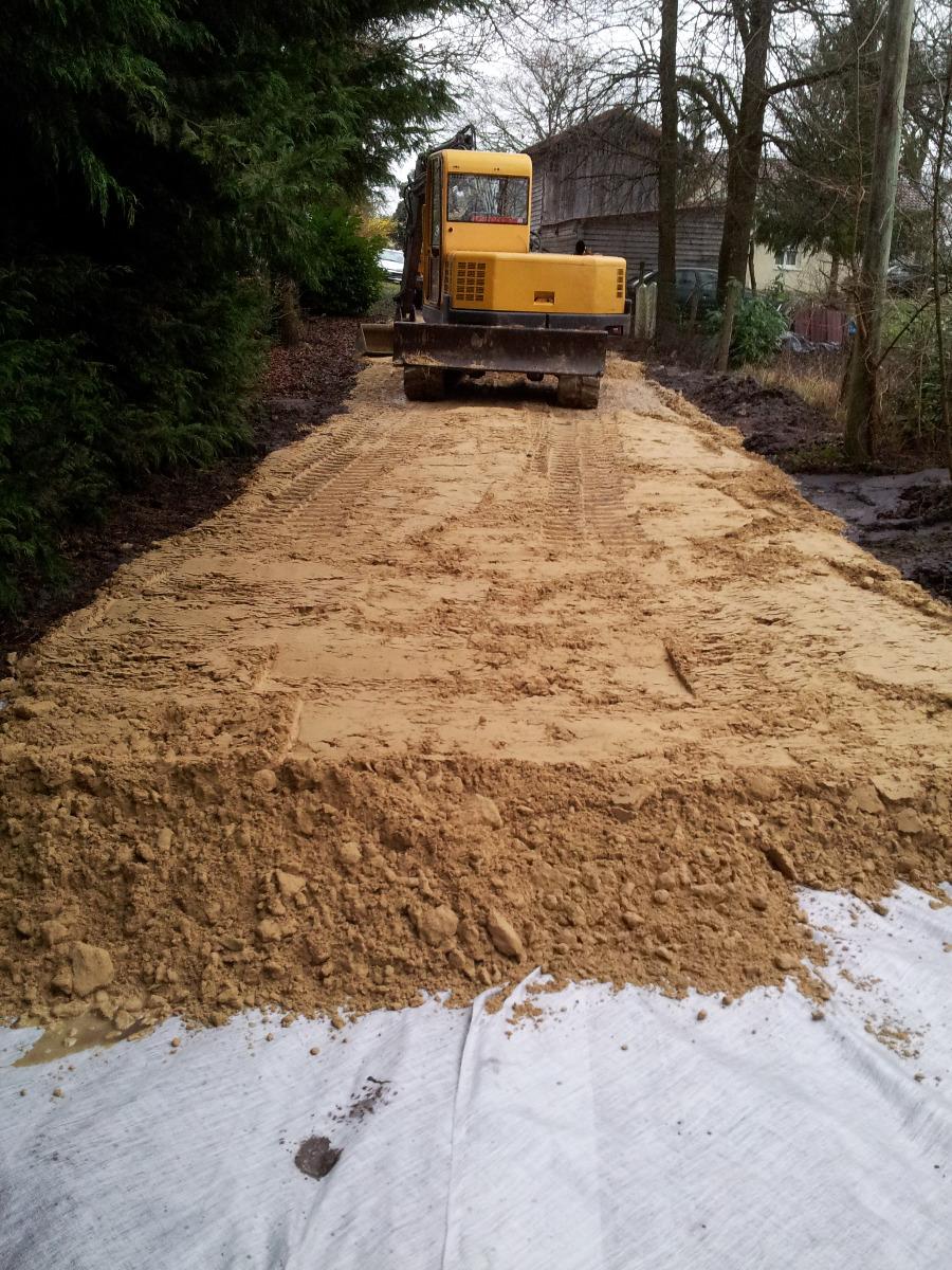 terrassement géotextile sous couche