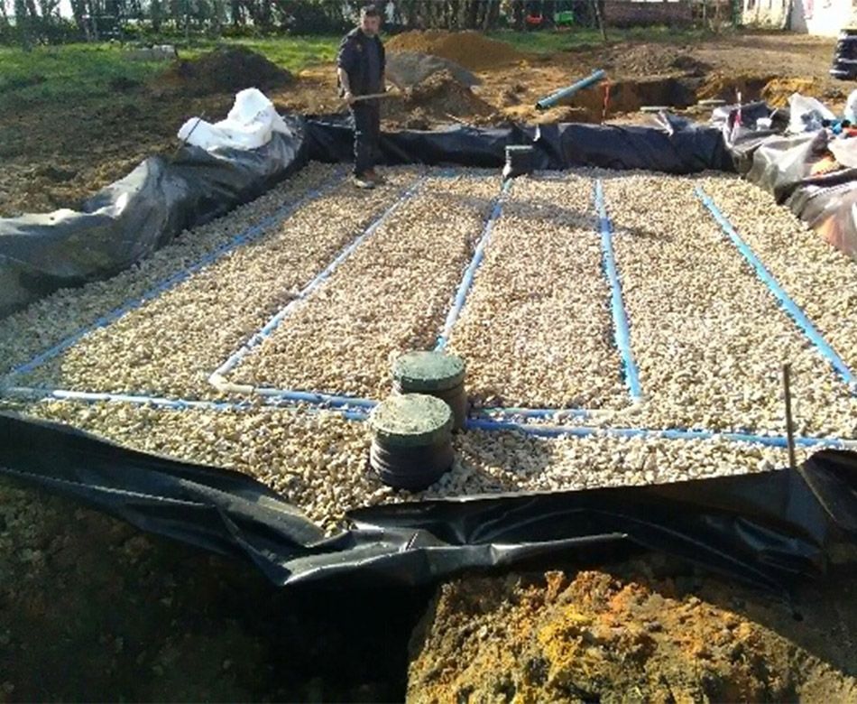 Réseau d'assainissement individuel