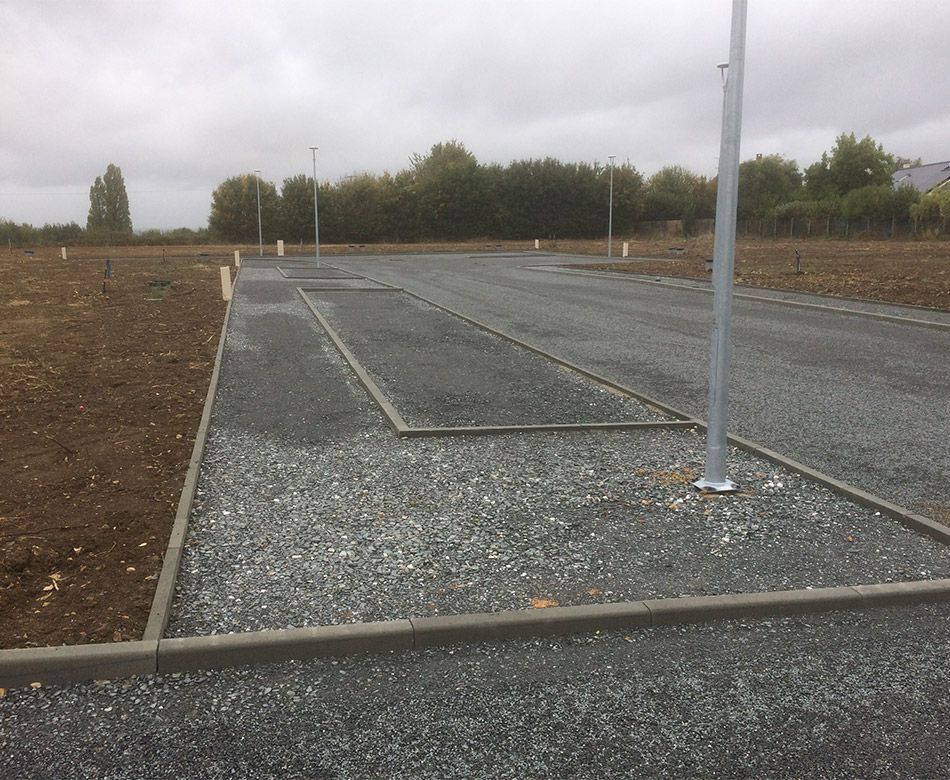 Travaux de construction d'un lotissement réalisés par la société Bezard TP