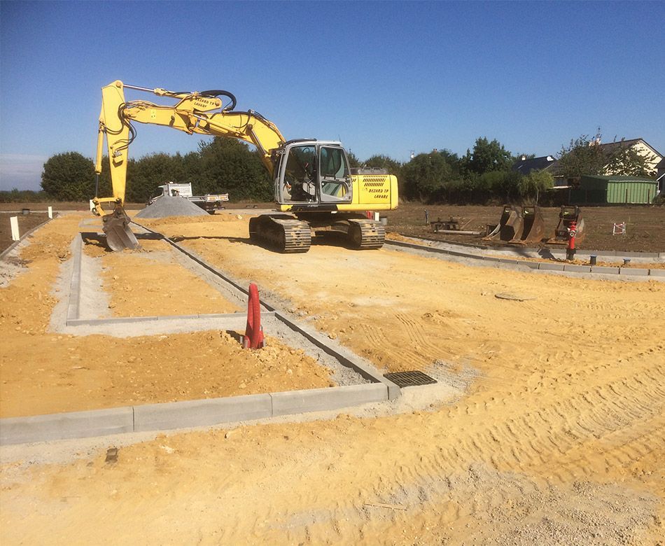 Construction d'un lotissement