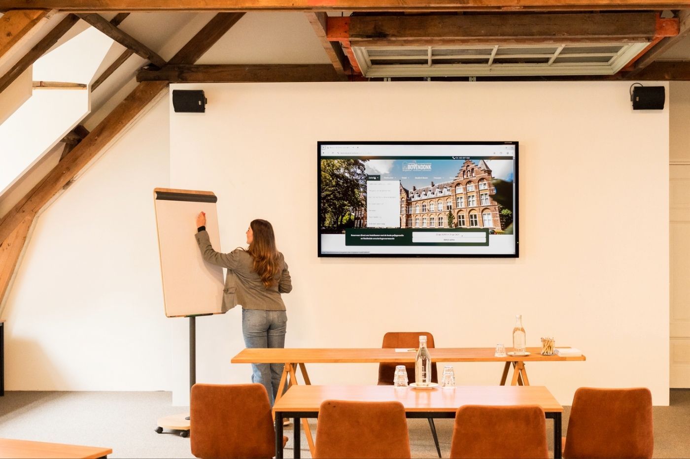 Moderne vergaderzalen met historische details huren bij Bovendonk]
