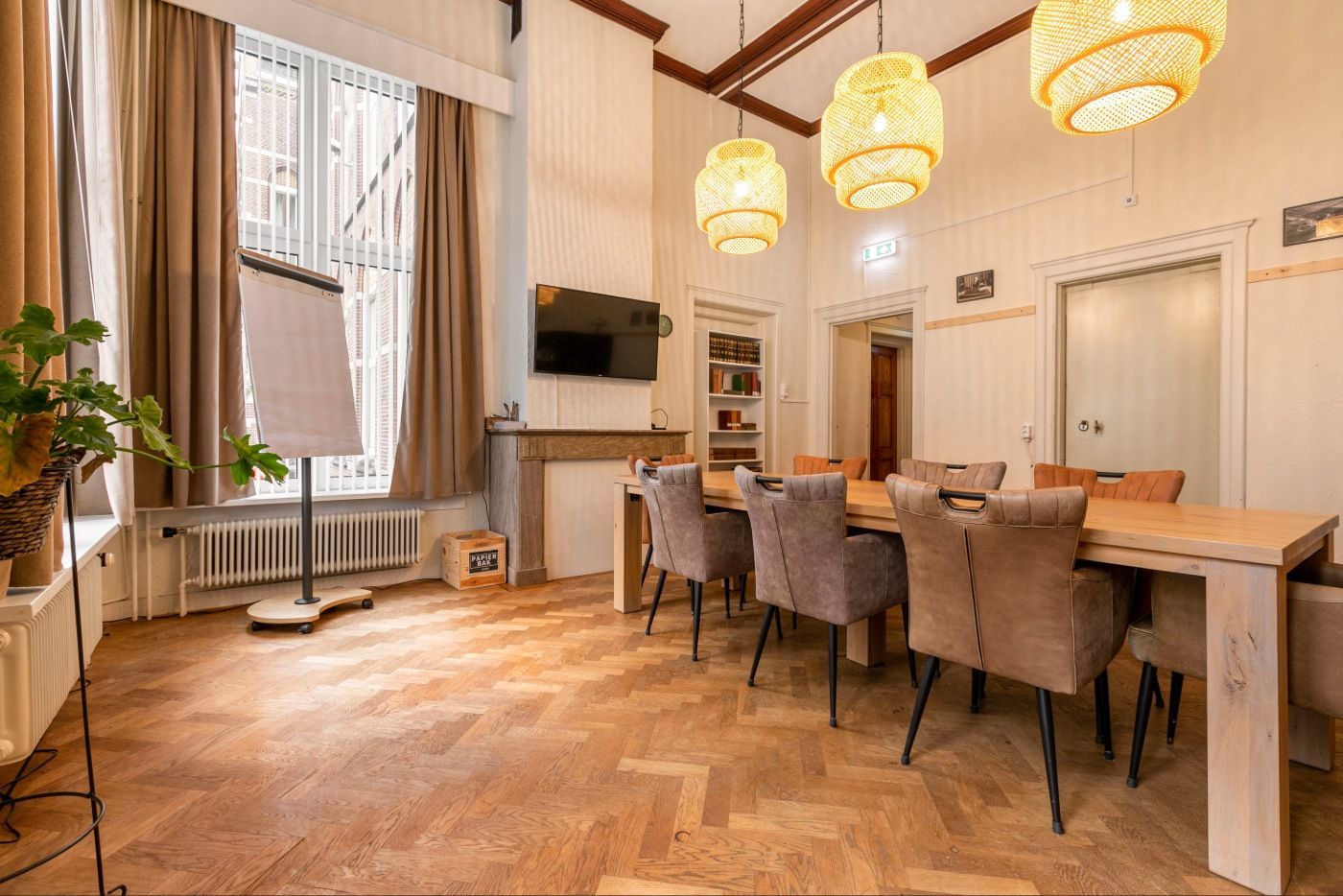 Vergaderzaal bij Bovendonk, een duurzame vergaderlocatie in West-Brabant