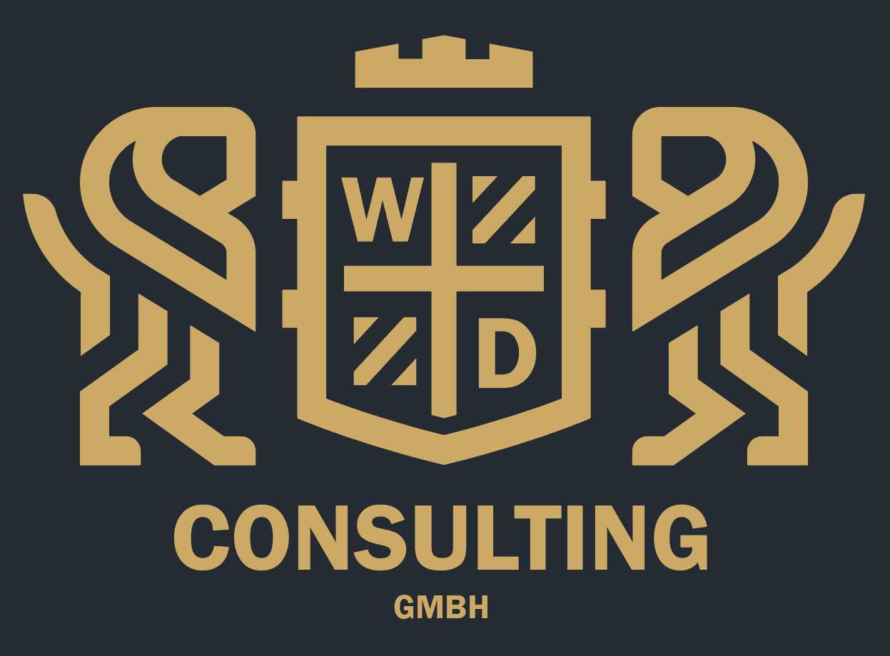 Ein Logo für eine Firma namens WD Consulting GmbH