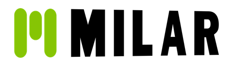 El logotipo de Milar: un símbolo abstracto de una 