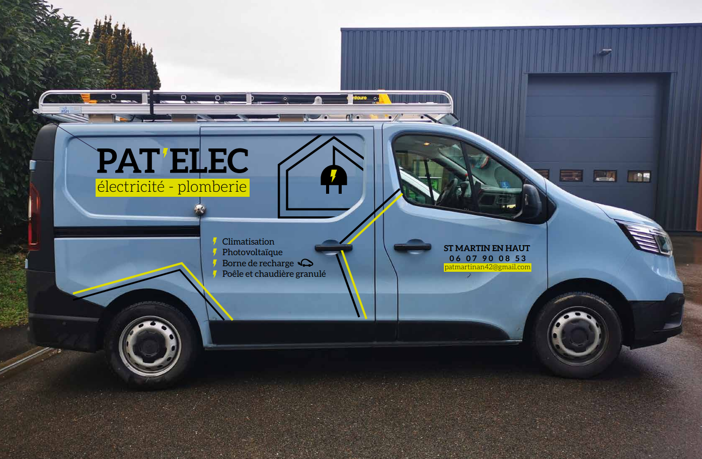 Camion de PAT'ELEC.