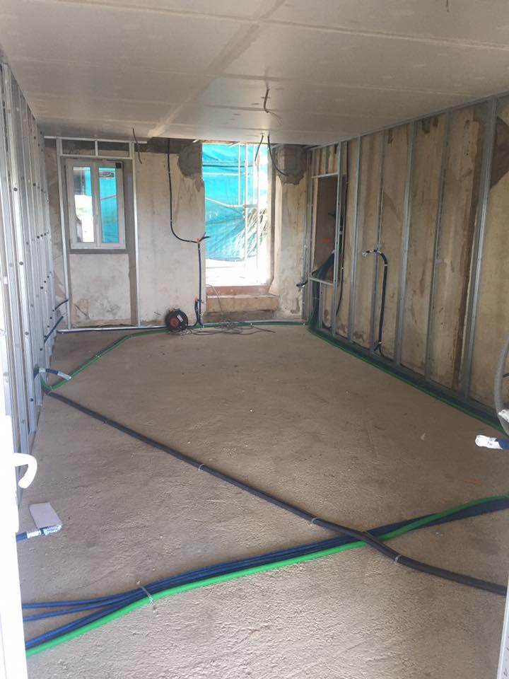 Travaux d'électricité