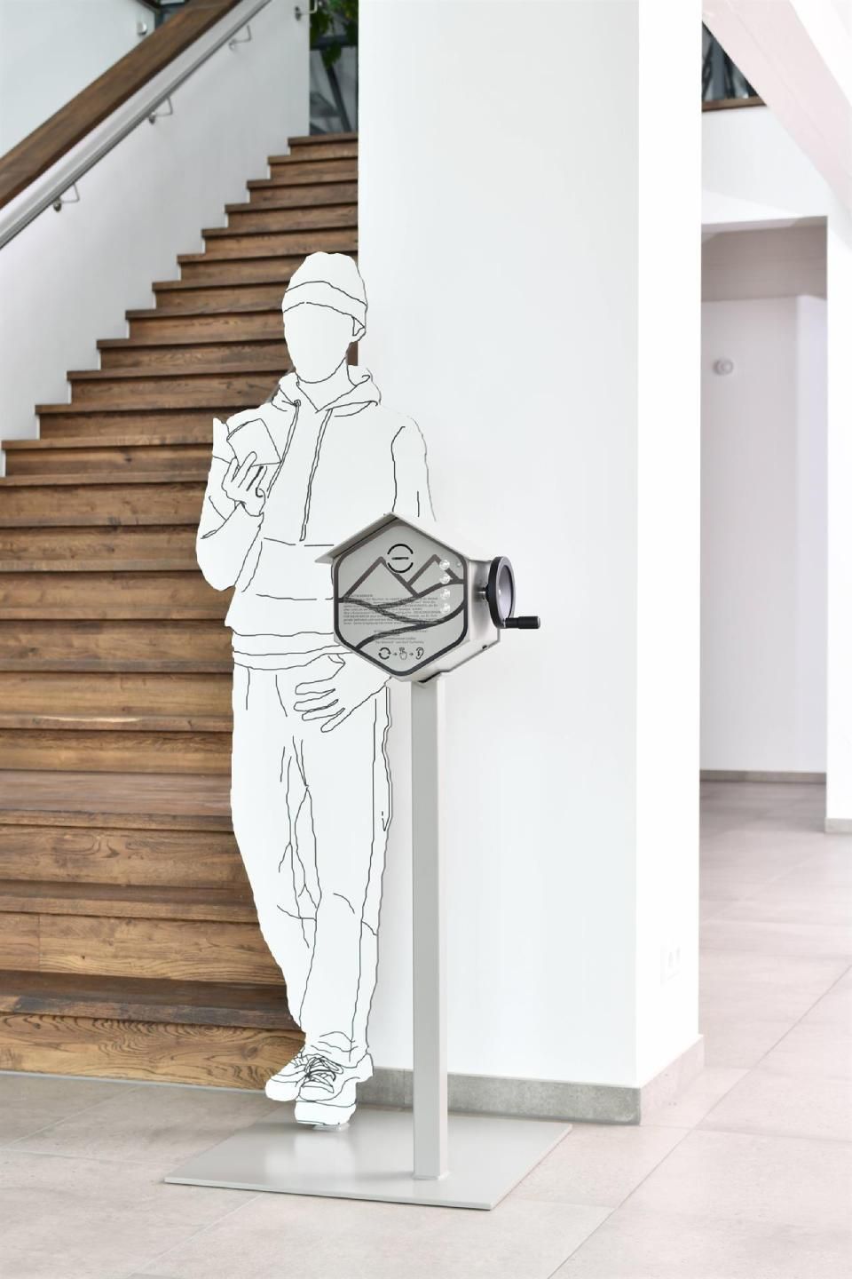 Zwitscherkiste, die von der Walter Dörich Metallbau GmbH entwickelt wurde