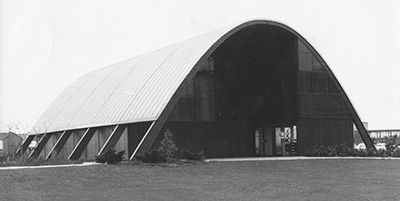 Kirche aus der Gründerzeit, die von der Walter Dörich Metallbau GmbH gebaut wurde