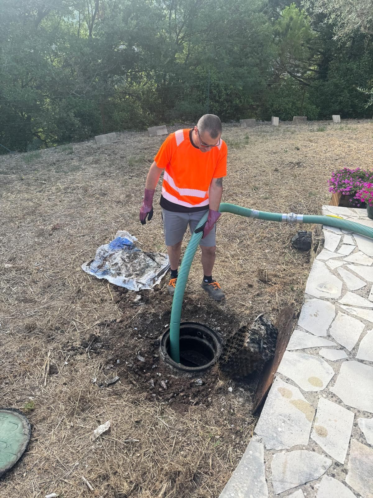 Travaux de curage sur voie publique