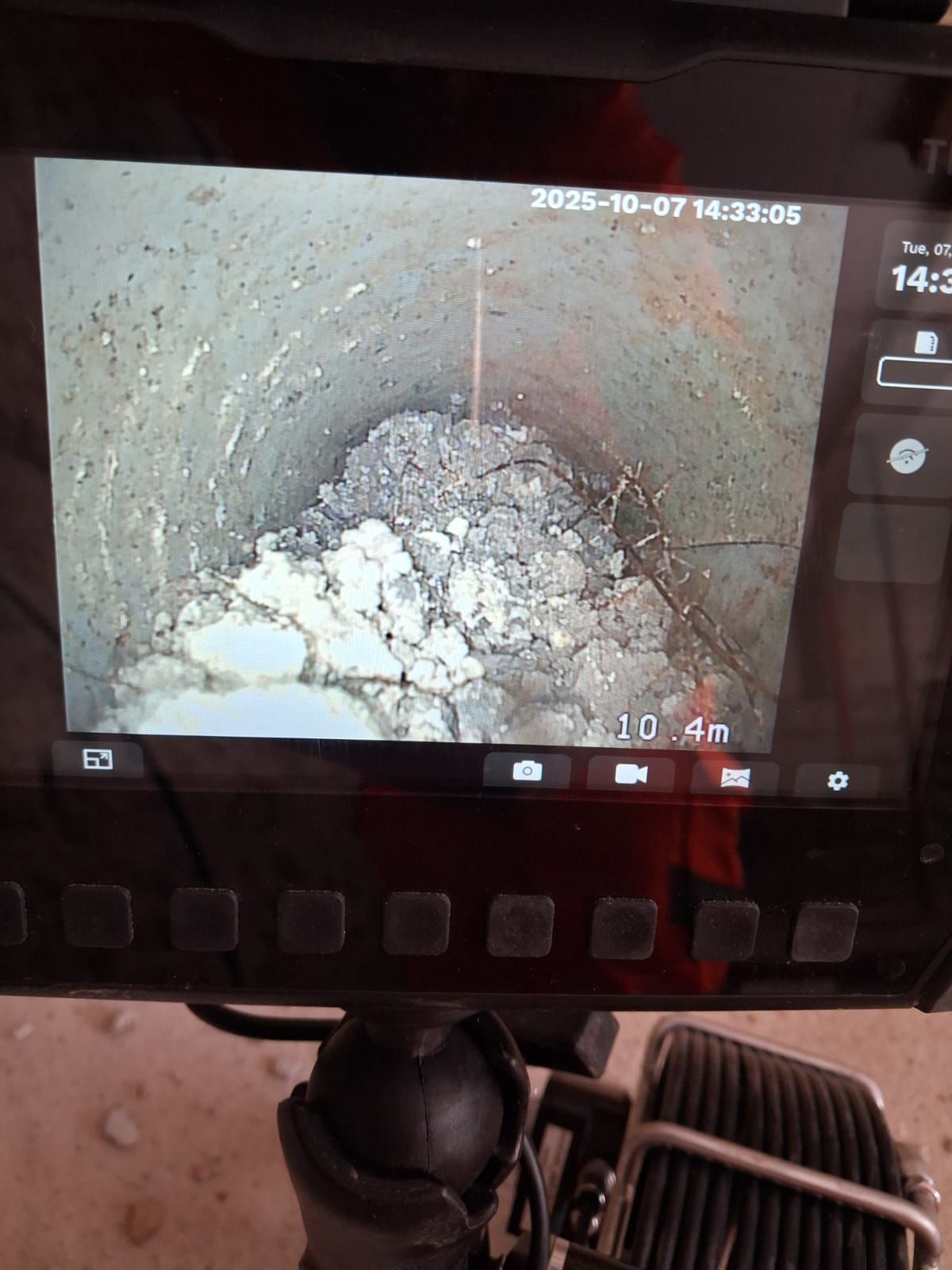 Inspection vidéo de canalisations