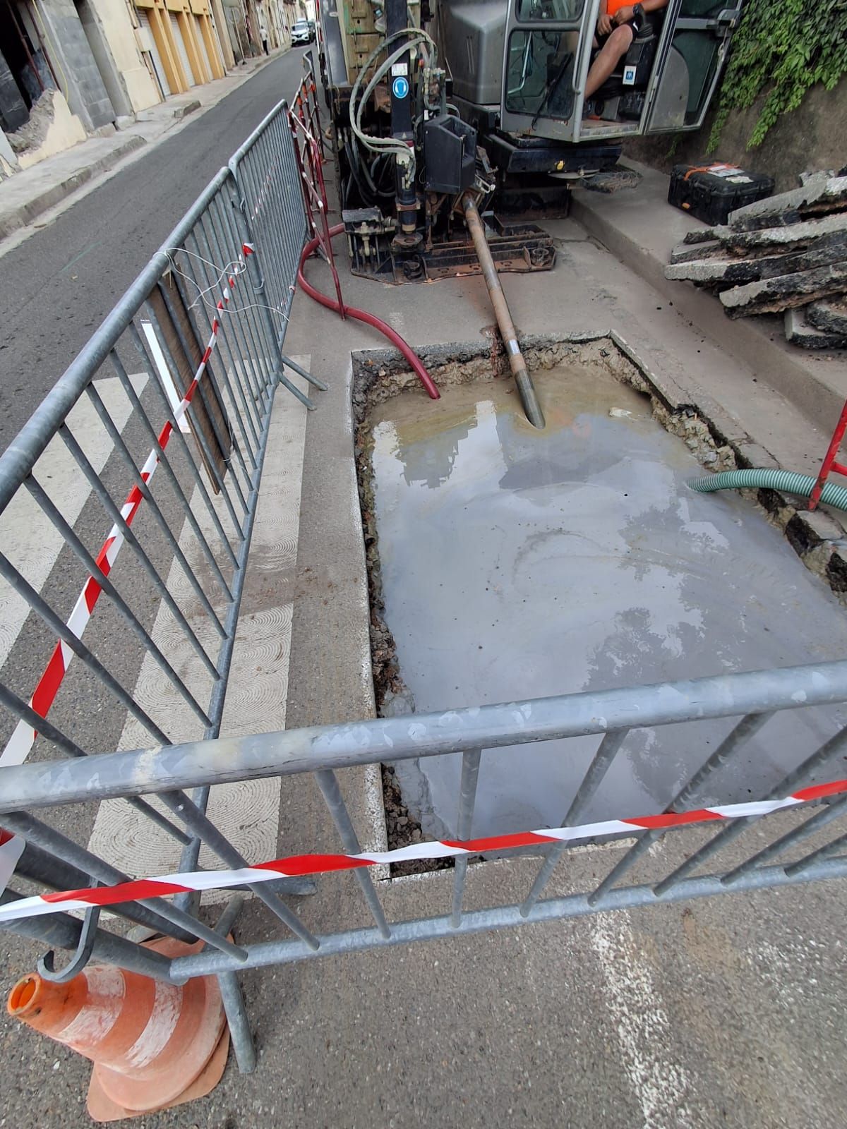 Travaux d'assainissement publics