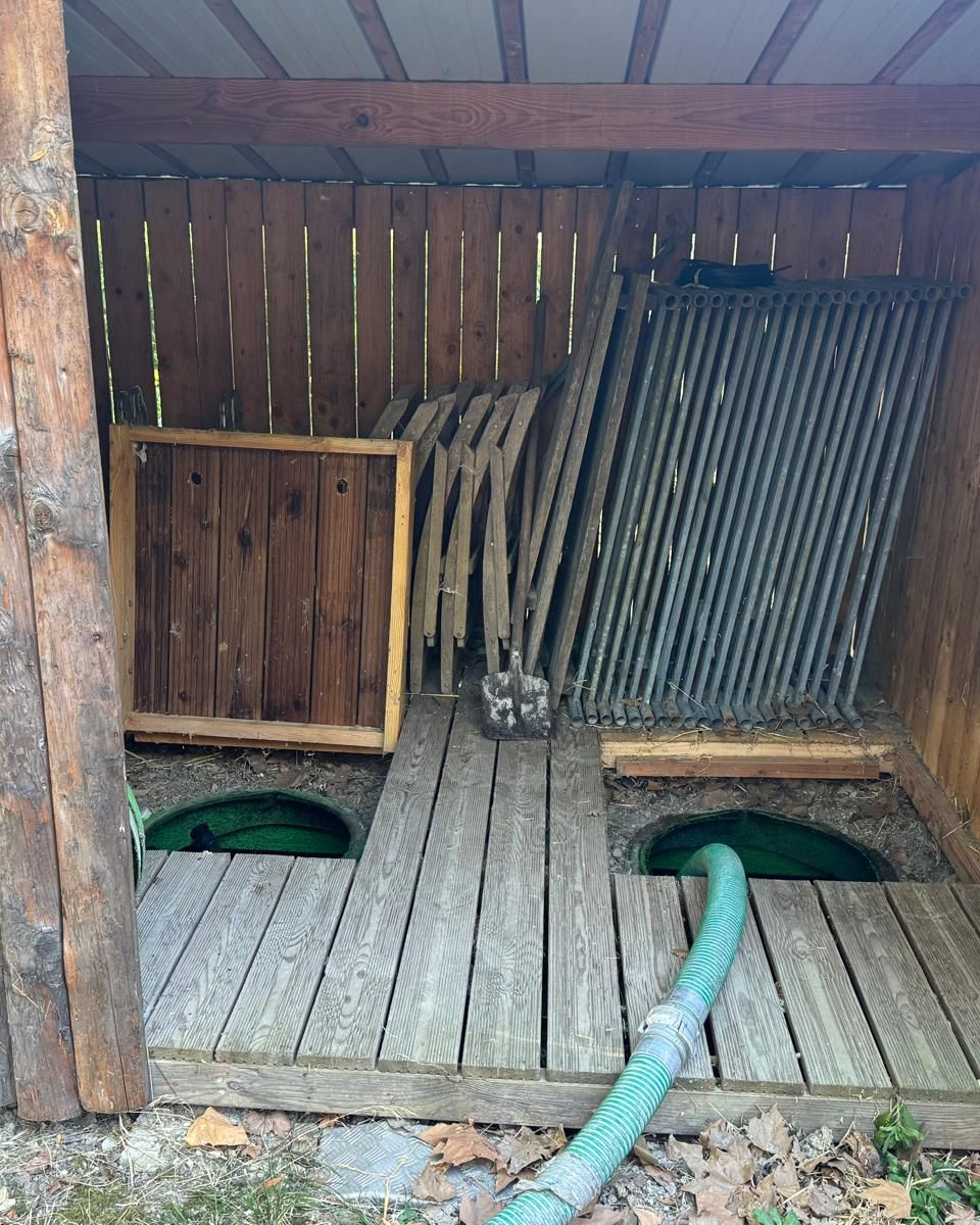 Travaux de vidange et d'assainissement