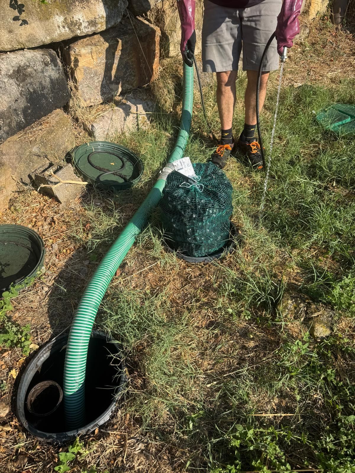 Vidange d'une fosse individuelle