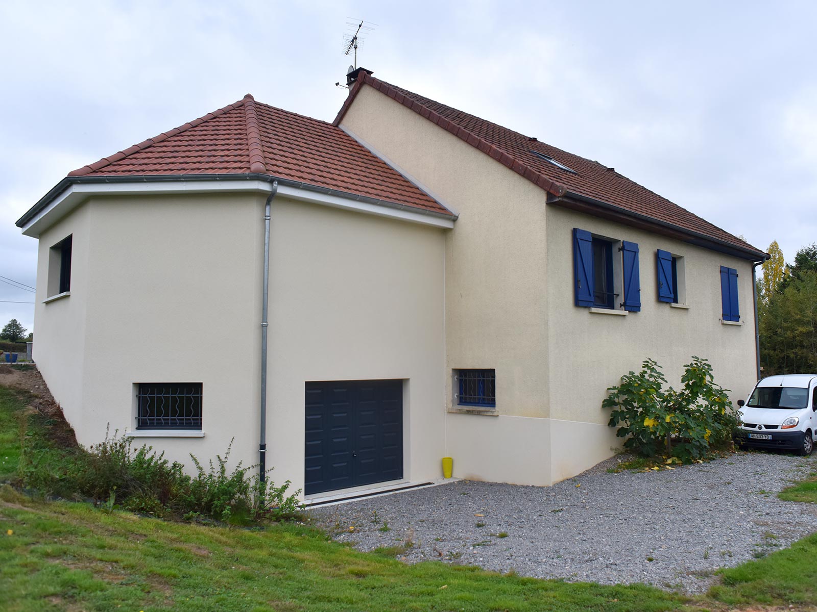 Agrandissement de maison avec garage