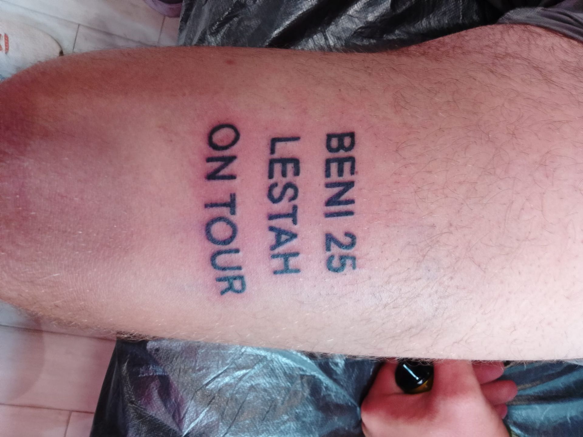 Tatuaje en la pierna: