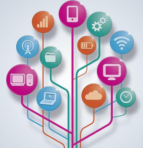 Illustration de l'infographie du recyclage
