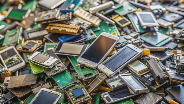 Photo de téléphones et de circuits imprimés
