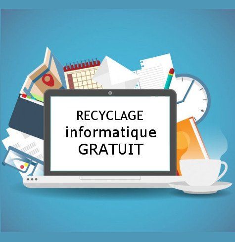 Illustration d'un ordinateur portable avec marqué 