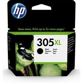 Cartucho de tinta negra hp 305xl