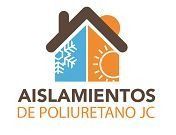 It is a logo for aislamientos de poliuretano jc.