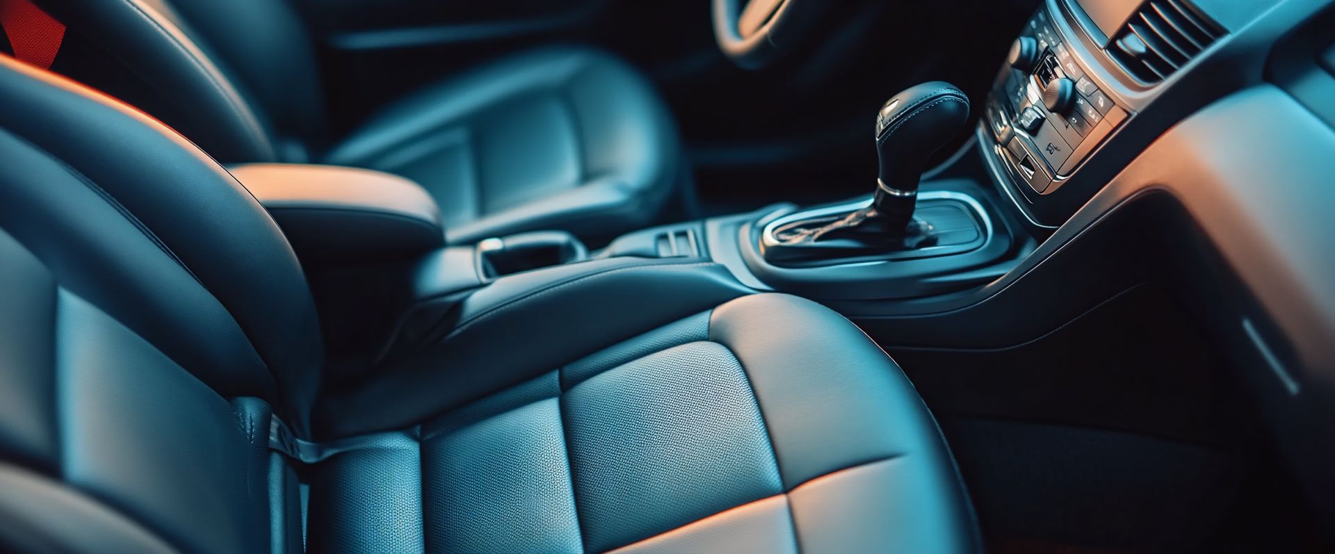 Sièges de voiture propres