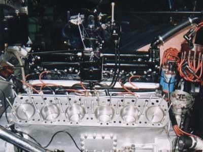 Eine Nahaufnahme des Inneren eines Automotors