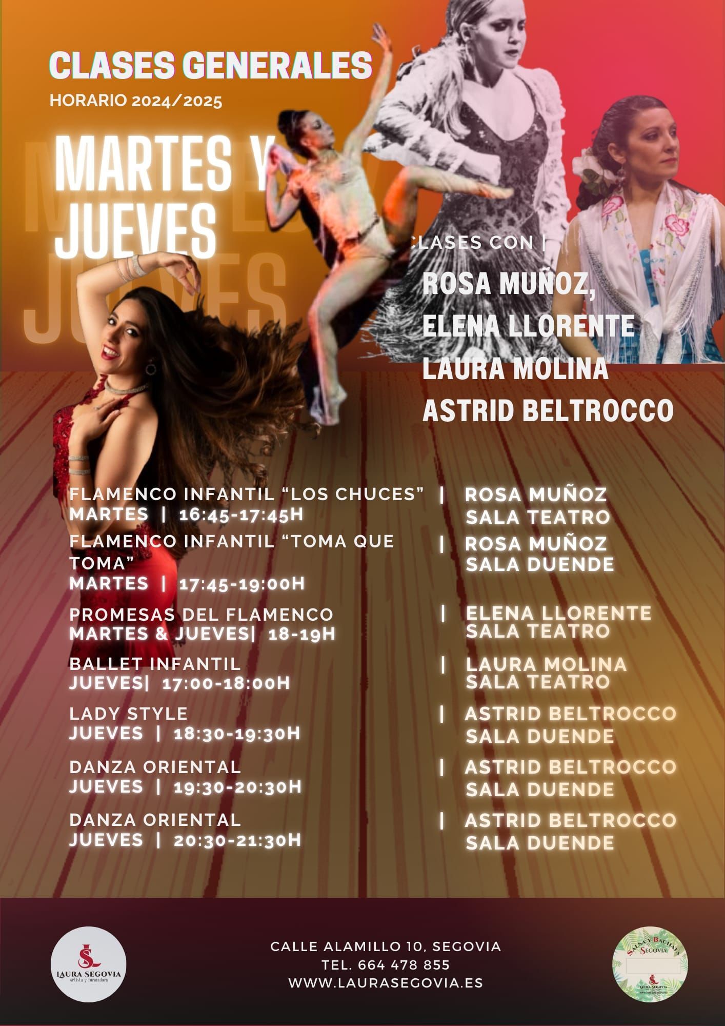 Un grupo de mujeres baila en un escenario con fans.