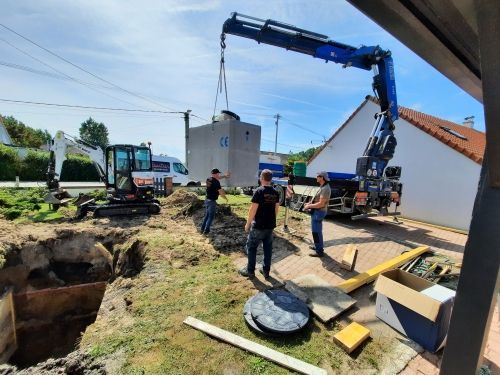 Microstation descendue en terre