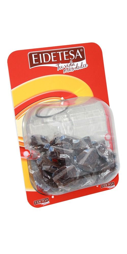Un paquete de dulces Eide Tesa está sobre una mesa.