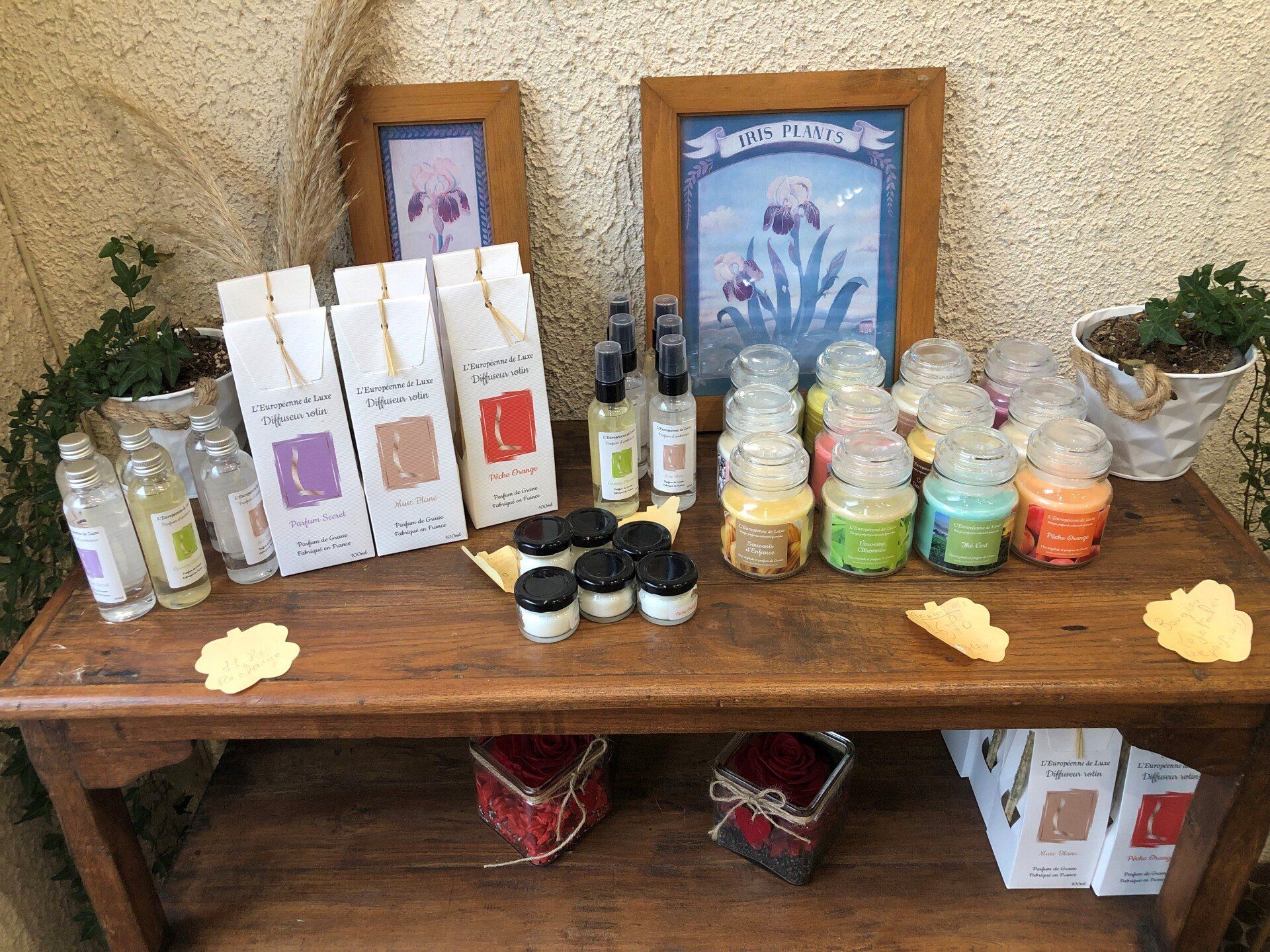 Vente de produits senteurs