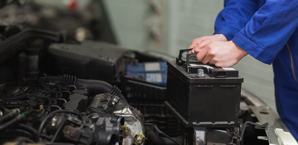 Extraction de batterie de voiture